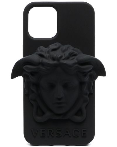 Versace IPhone 12 Pro-Hülle mit Medusa - Schwarz