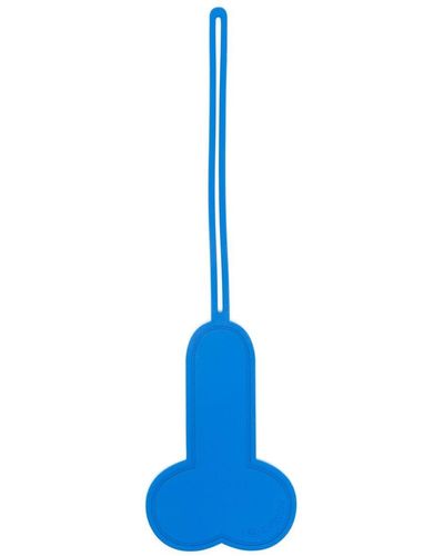 JW Anderson Schlüsselanhänger mit Logo-Prägung - Blau