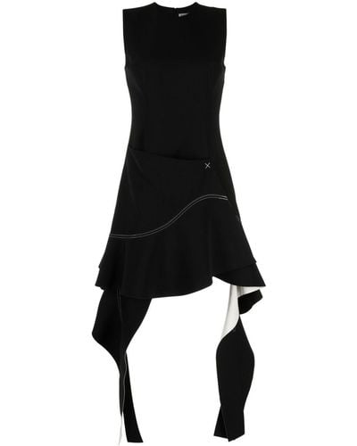 Jonathan Simkhai Asymmetric Sleeveless Dress - Black