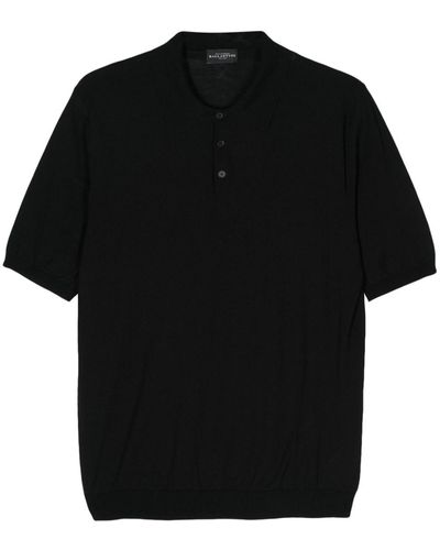Ballantyne Cotton Polo Shirt - Black