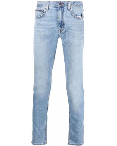 Tommy Hilfiger Jean Houston fuselé - Bleu