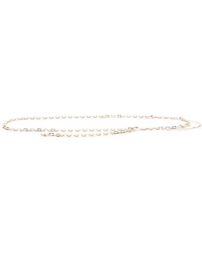 Patrizia Pepe Cable-link Chain Belt - White