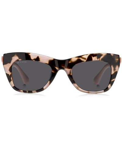 Etro Tailoring Sonnenbrille mit Cat-Eye-Gestell - Braun