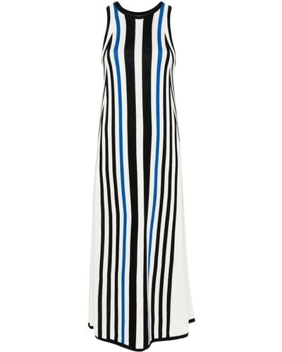 JOSEPH Cretto Striped Knitted Dress - Blue
