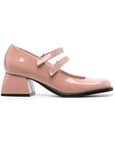 NODALETO Bulla Bacara Mary-jane Court Shoes - Pink