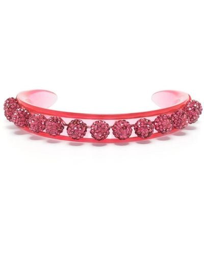 Aquazzura Disco Darling Gemstones Bracelet - Pink