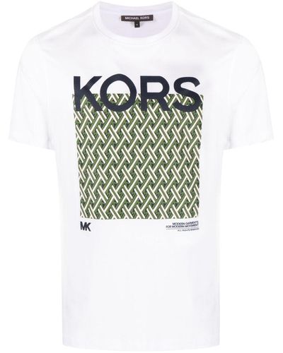 Michael Kors Lattice グラフィック Tシャツ - グリーン