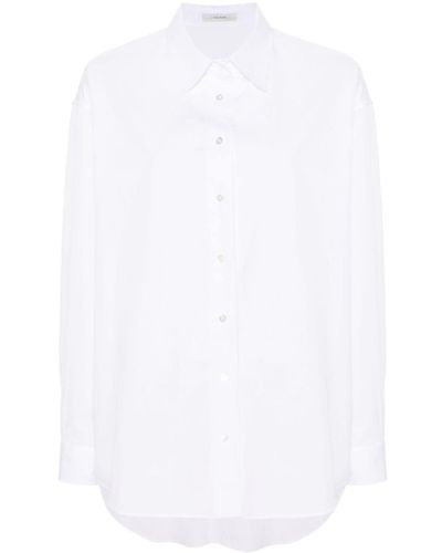 The Row Penna Cotton Shirt - White