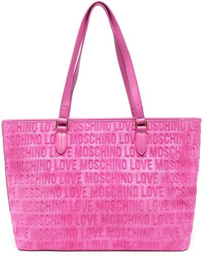 Love Moschino ロゴ ハンドバッグ - ピンク