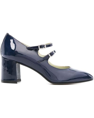 CAREL PARIS Zapatos Mary Jane Alice con tacón de 60 mm - Azul