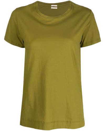 Massimo Alba Cotton Short Sleeved T-shirt - Green