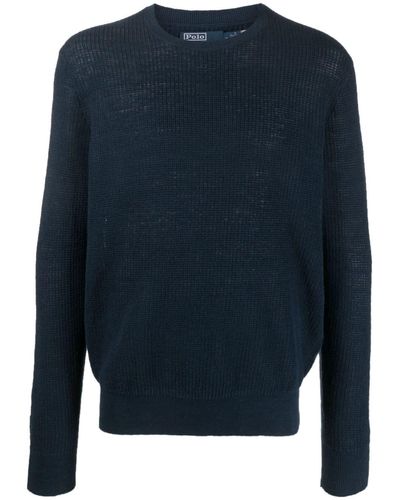 Polo Ralph Lauren Pullover aus Leinen - Blau