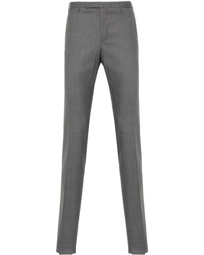 Incotex Slim-fit Virgin Wool Pants - Gray