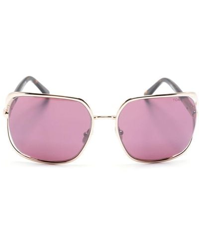 Tom Ford Goldie Square-frame Sunglasses - Pink