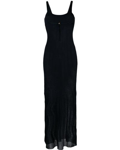 Jacquemus La Robe Maille Oranger Dress - Black