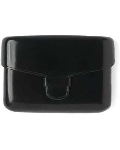 Lemaire X Il Bussetto Leather Cardholder - Black