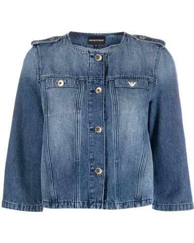 Emporio Armani Jean and denim jackets for Women | Online Sale up to 72% off  | Lyst
