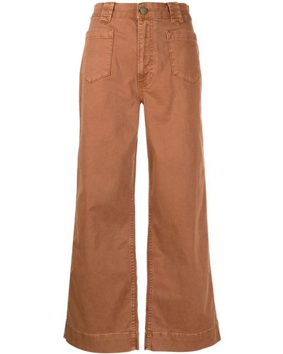 FRAME Utility Relaxed Jeans - Brown
