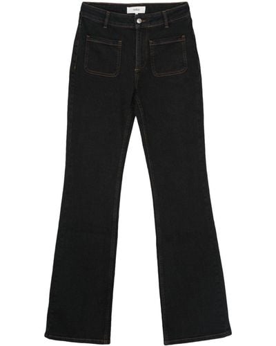 Ba&sh Ross Mid-rise Flared Jeans - Black