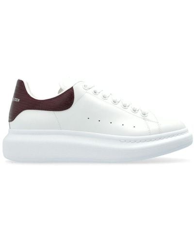 Alexander McQueen Lace-up leather sneakers - Weiß