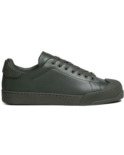 Marni Dada Bumper Leather Sneakers - Green