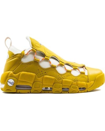 Nike Air More Money "meant To Fly" Trainers - Yellow
