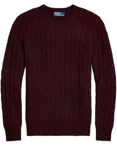 Polo Ralph Lauren Cable-knit Cashmere Sweater - Red