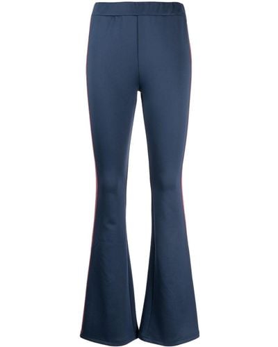Izzue Side-stripe High-waisted leggings - Blue