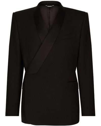 Dolce & Gabbana Blazer Met Dubbele Rij Knopen - Zwart