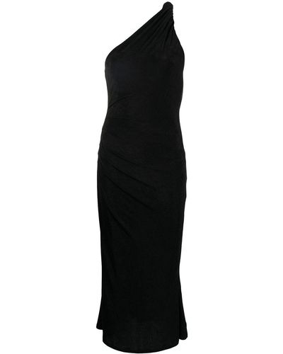 Misha Collection ワンショルダー ドレス - ブラック