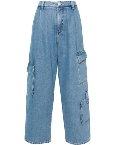 Bimba Y Lola High Waist Straight Jeans - Blauw
