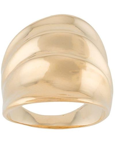 Annelise Michelson Polished Draped Ring - Metallic