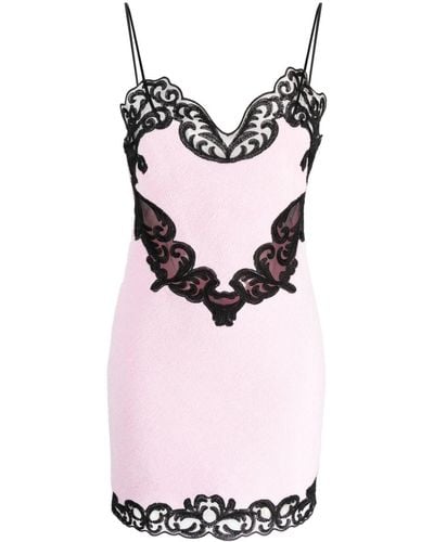 Alexander Wang Cami Lace-detailing Minidress - Pink