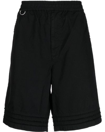 Undercoverism Elasticated-waistband Cotton Shorts - Black