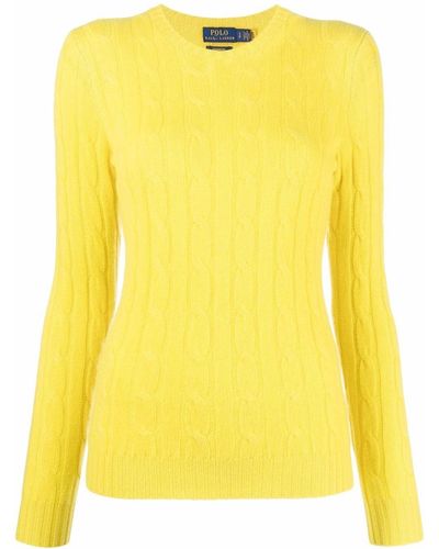 Polo Ralph Lauren Julianna Cashmere Sweater - Yellow
