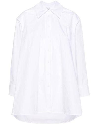Jil Sander Poplin cotton shirt - Weiß
