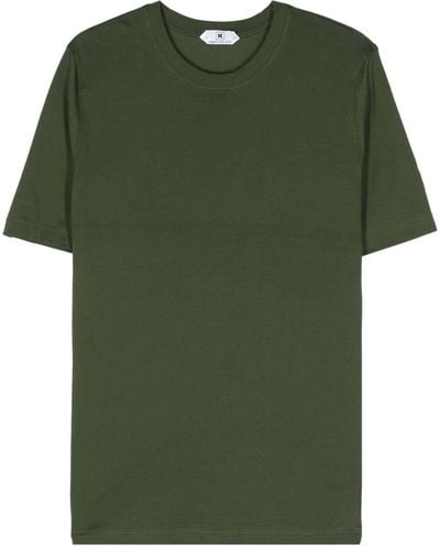 KIRED T-Shirt mit Kuss-Print - Grün