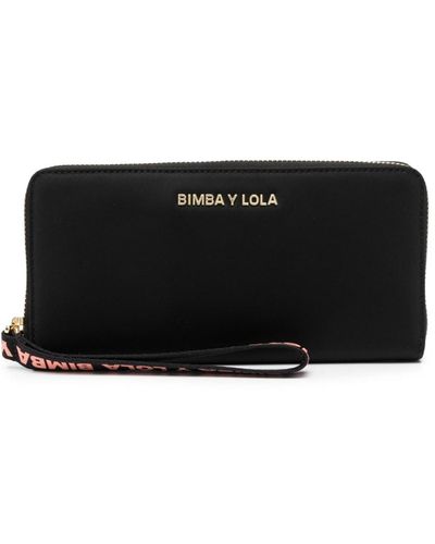 Bimba Y Lola Logo-lettering Zipped Wallet - Green