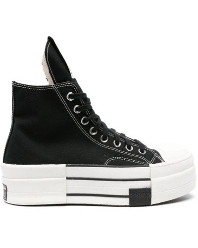 Rick Owens DRKSHDW X Converse zapatillas altas DRKStar - Negro