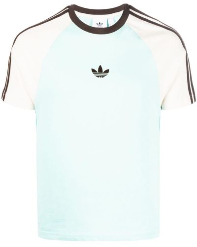 adidas ロゴ Tシャツ - ブルー