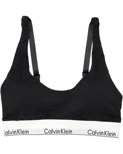 Calvin Klein Lightly Lined Bralette - Black