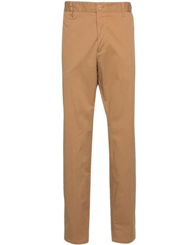 BOSS Mid-rise Tapered Chinos - Natural