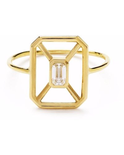 The Alkemistry 18kt Yellow Gold Diamond Ring - Metallic