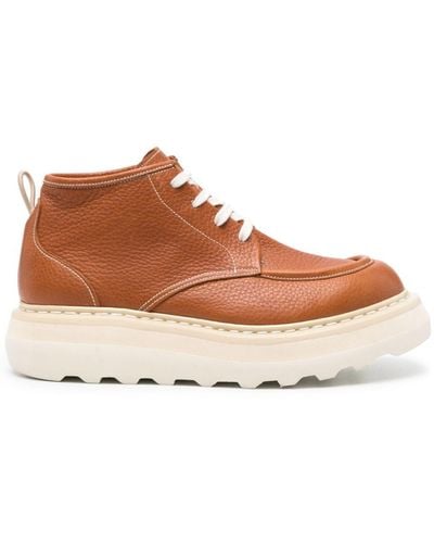 Premiata Nodik Leather Boots - Brown