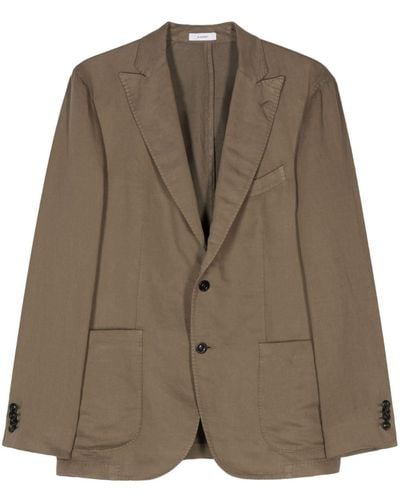 Boglioli K-jacket Single-breasted Blazer - Brown