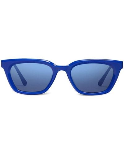 Gentle Monster Rectangle-frame Tonal-design Sunglasses - Blue