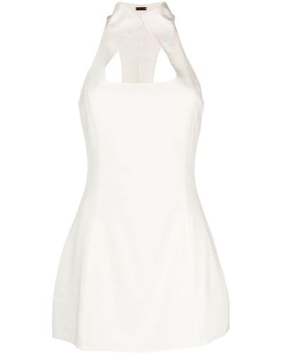 Cult Gaia Akaia Collared Mini Dress - White