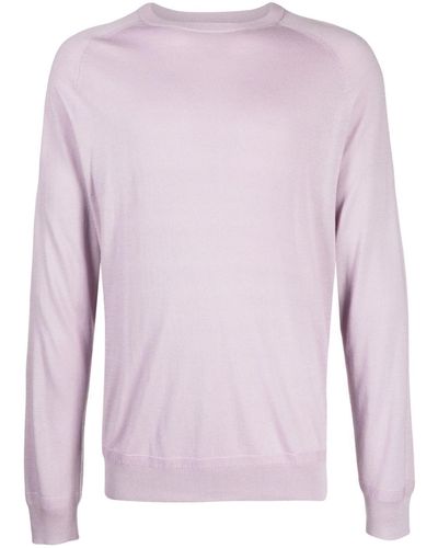 MAN ON THE BOON. Long-sleeve Knitted Jumper - Pink