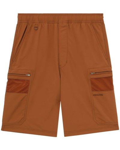 Chocoolate Logo-embroidered Track Shorts - Brown