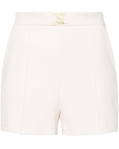Elisabetta Franchi Tailored Mini Shorts - White